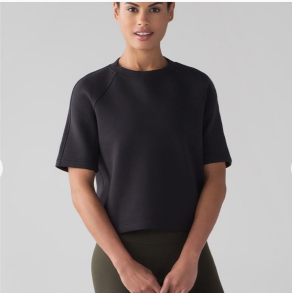 Lululemon Spacer fabric❤️NTS crop♥️